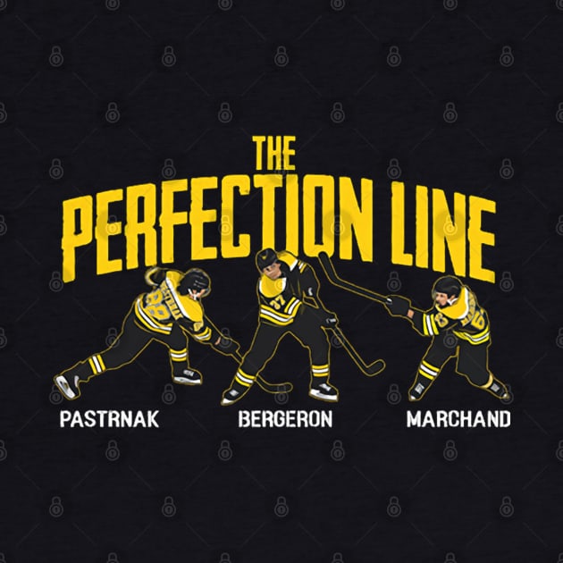 David Pastrnak Patrice Bergeron & Marchand Perfection Line by stevenmsparks